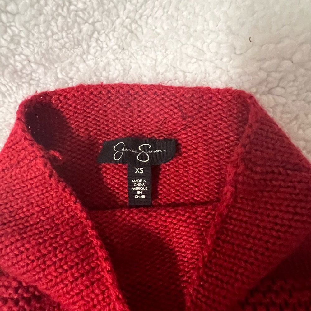 Red sweater
